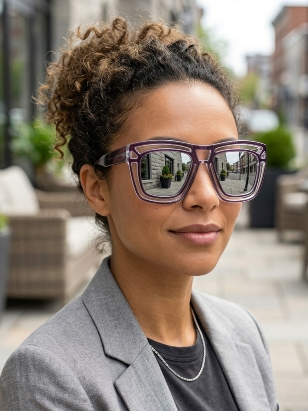 Silver sunglasses
